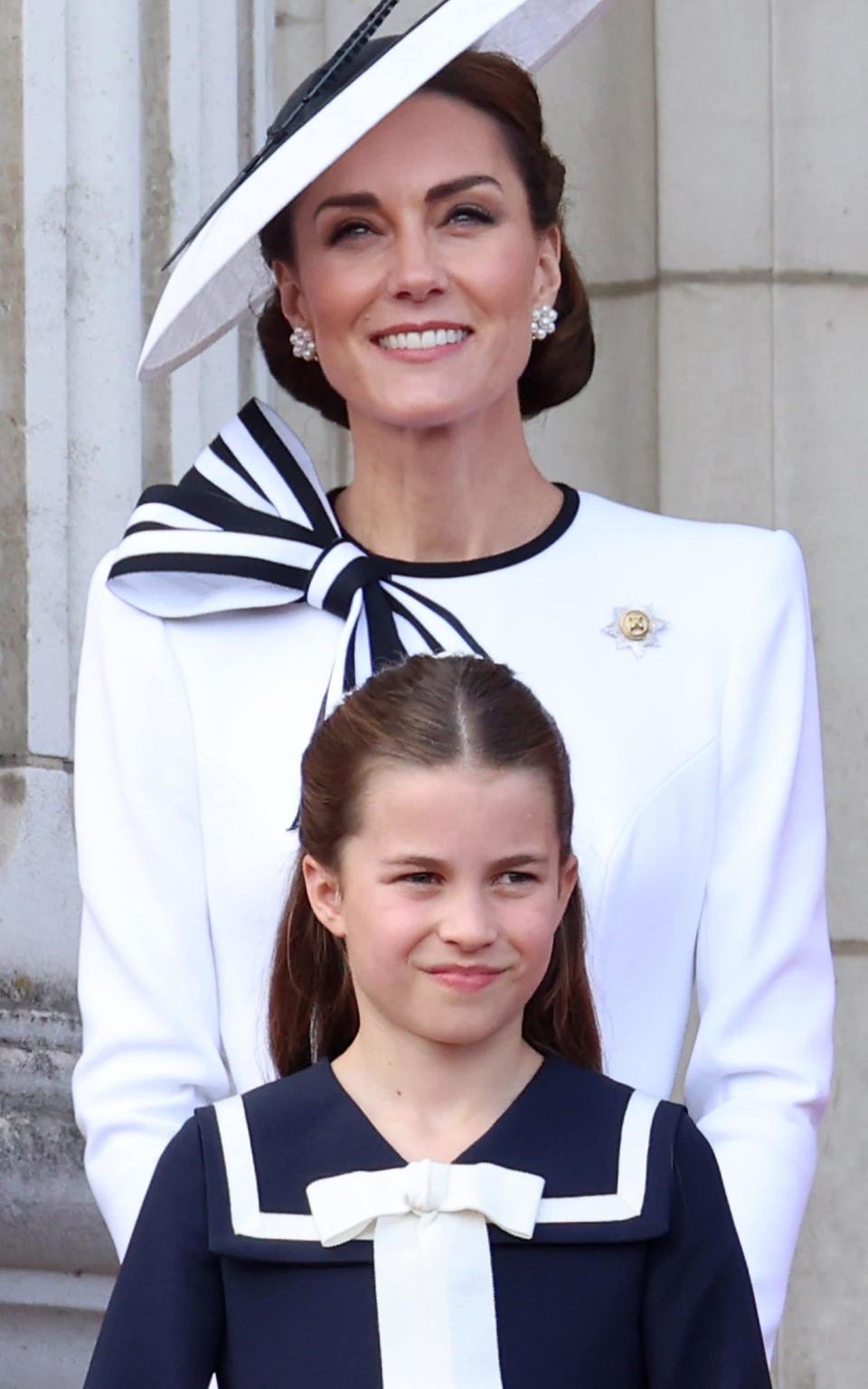 Princess of Wales and Charlotte at Buckingham Palace