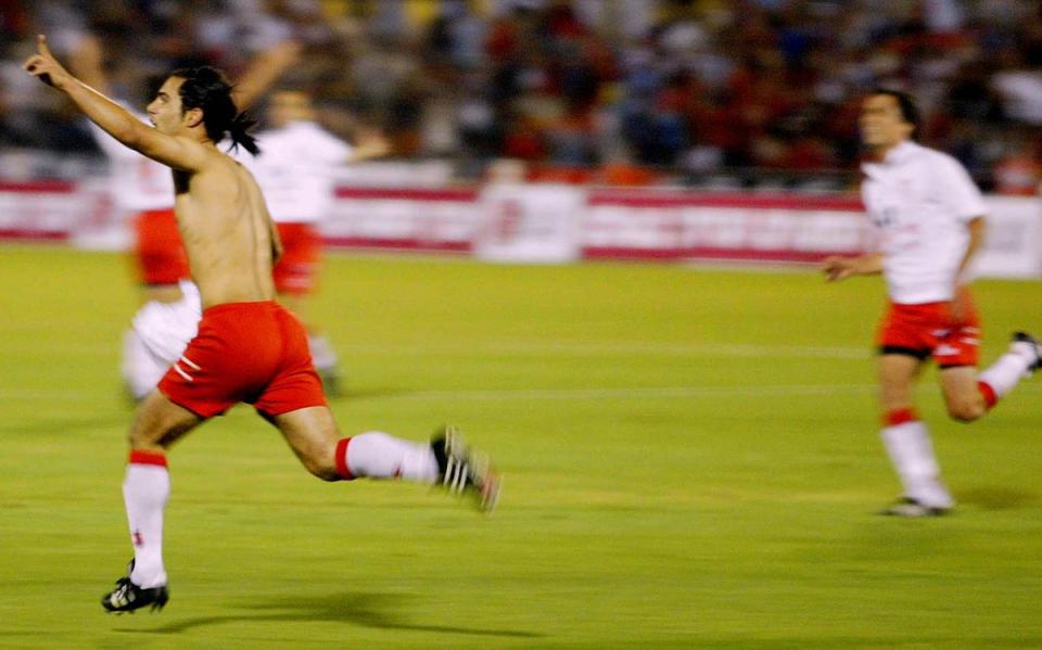 Lior Asulin scored in the 2004 Israel State Cup final against Hapoel Haifa (Getty Images)