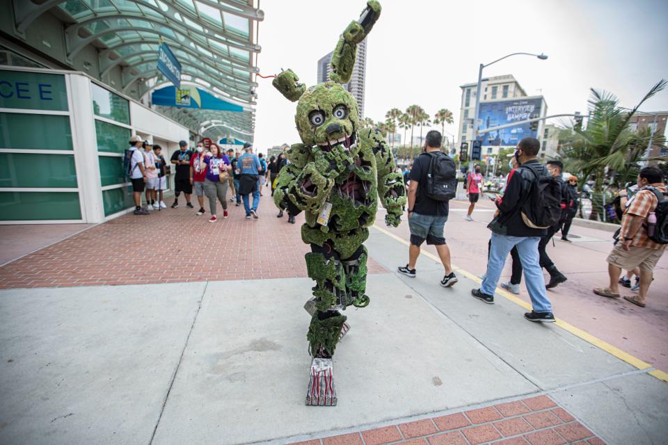 General view of the atmosphere outside 2022 Comic-Con International Day 3 at San Diego Convention Center on July 23, 2022 in San Diego, California.