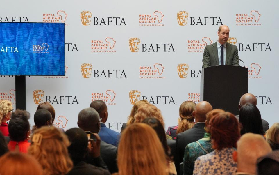 The London event was co-hosted by Bafta and the Royal African Society