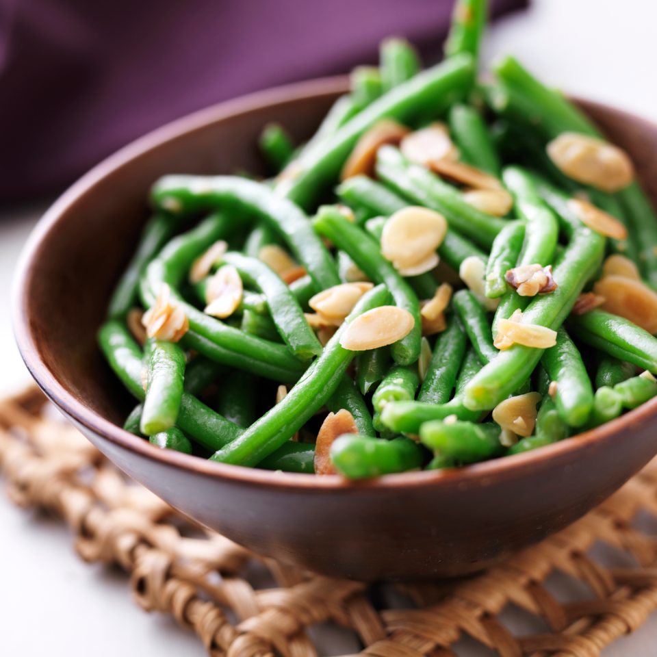 Healthier swap: green beans almondine