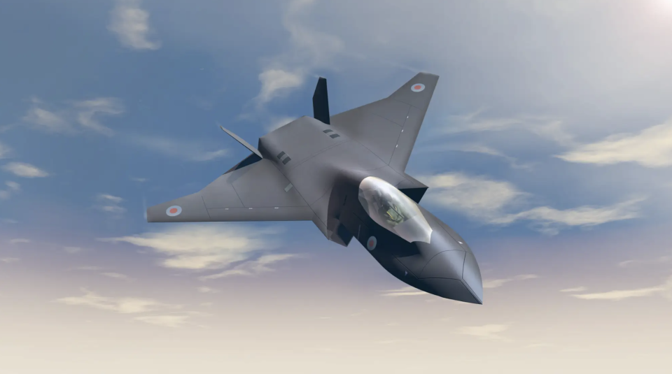 An earlier concept for the Tempest future fighter jet. <em>BAE Systems</em>