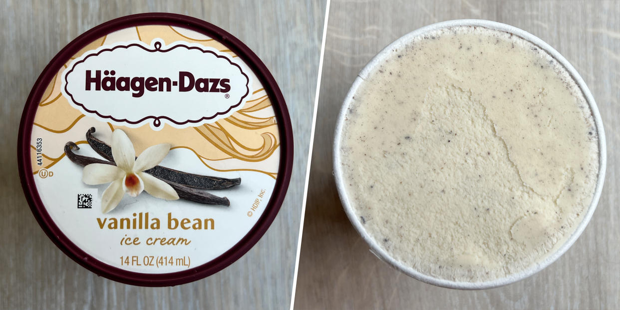 Haagen-Dazs Vanilla Bean Ice Cream  (Joey Skladany)