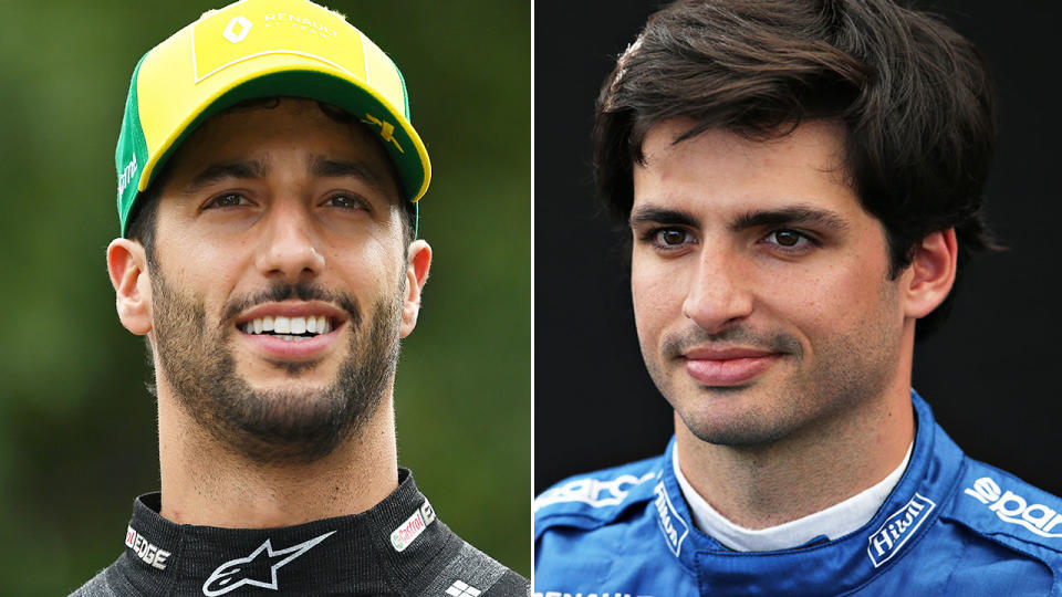 Daniel Ricciardo is replacing Carlos Sainz at McLaren, with the Spaniard moving to Ferrari.