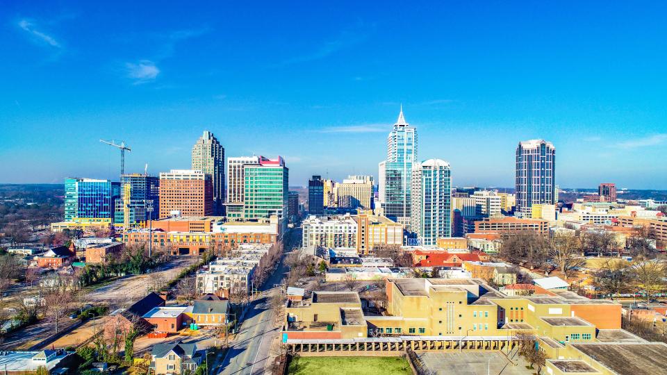 Downtown Raleigh, North Carolina skyline
