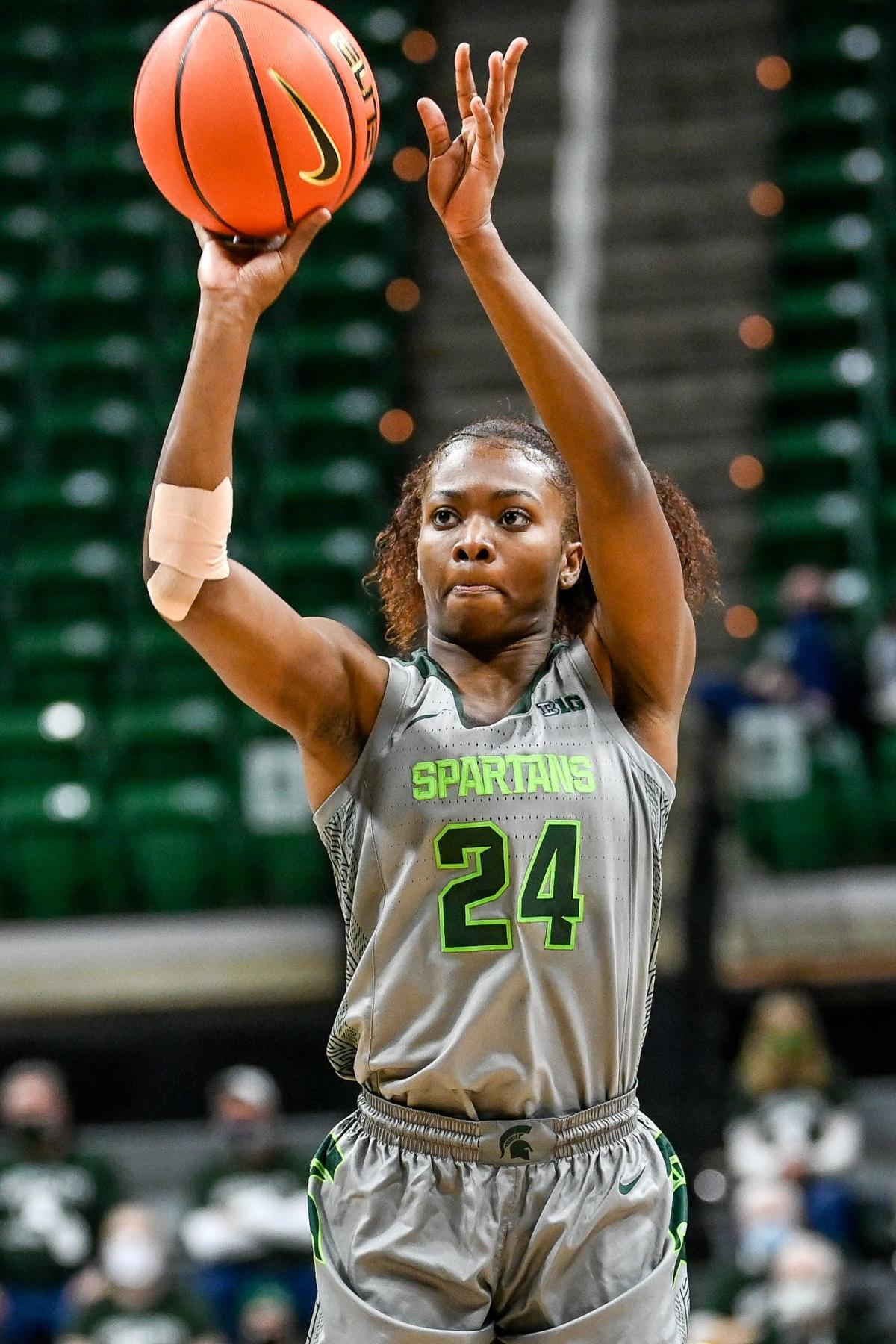 Latest Major Honor Puts Nia Clouden In Rare Place In Michigan State Womens Basketball History 1258