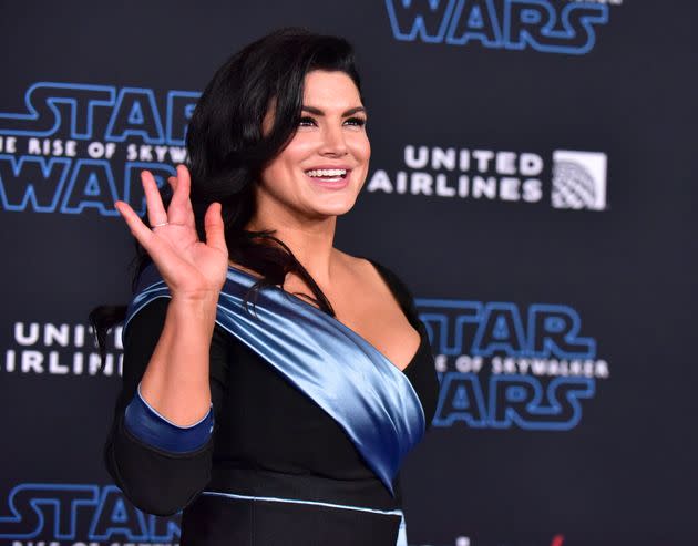 Gina Carano attends the 2019 premiere of 