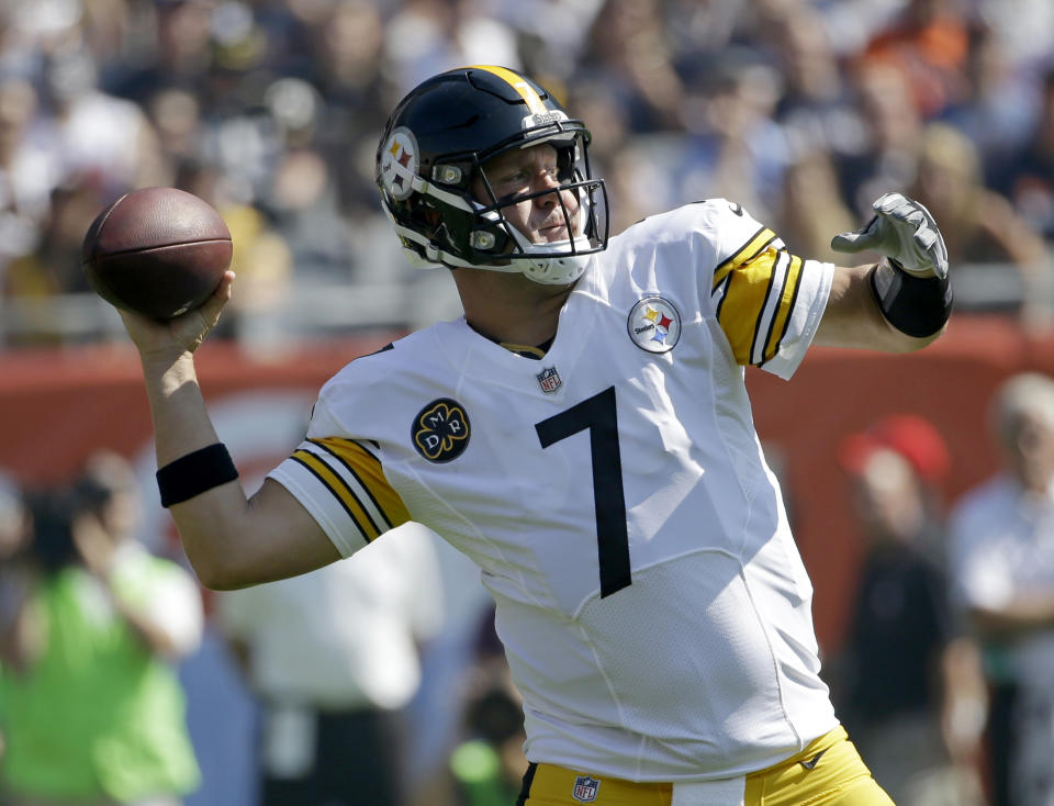 Steelers quarterback Ben Roethlisberger has struggled at times, amassing a 6.5 yards per attempt over the past two games. (AP Photo/Nam Y. Huh)