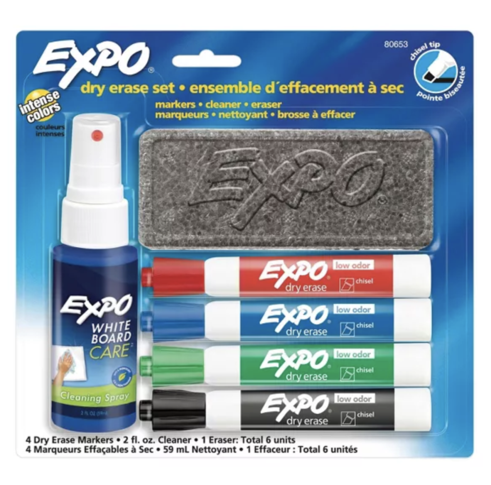 expo dry erase marker starter set