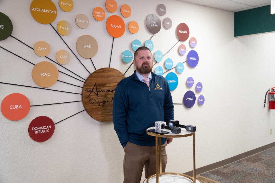 Anthony Spanel, Amarillo's director of environmental health, speaks Thursday about the city's food handler certification being expanded to Burmese and Somali in Amarillo.