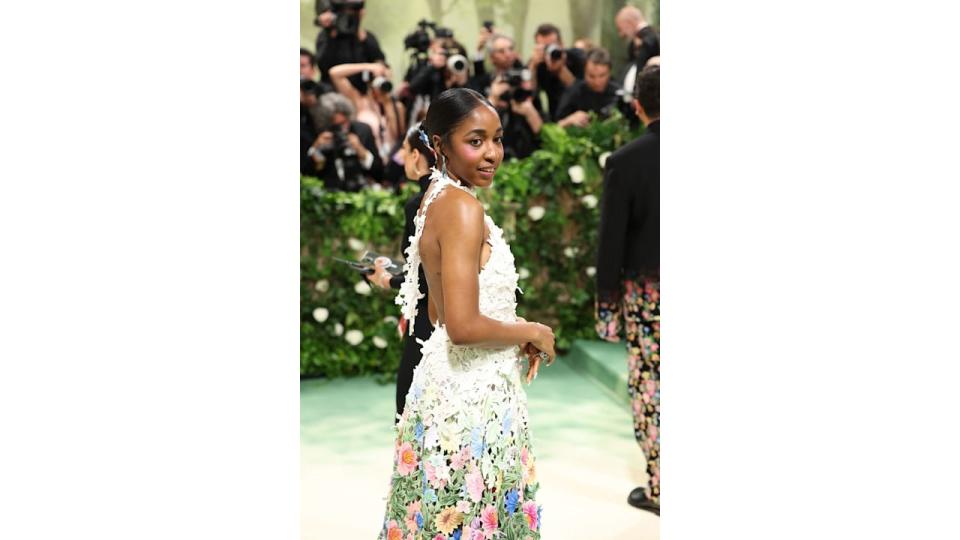 Ayo Edebiri attends The 2024 Met Gala Celebrating "Sleeping Beauties: Reawakening Fashion" at The Metropolitan Museum of Art on May 06, 2024 in New York City. (Photo by Aliah Anderson/Getty Images)