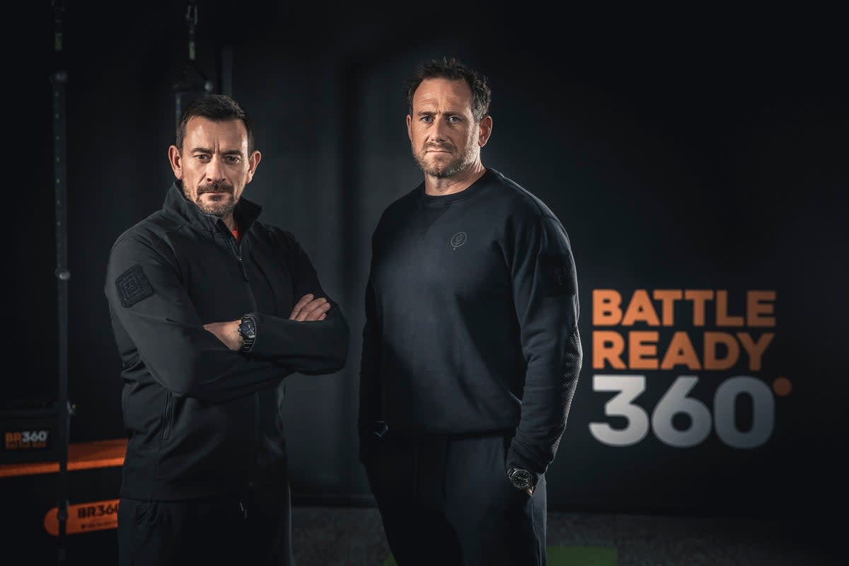 Ollie Ollerton and Jason Fox have launched a new home workout program (TRUCONNECT/Battle Ready 360/PA)