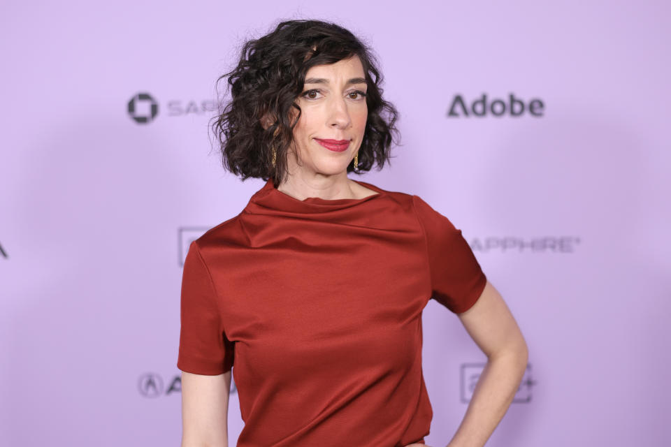 Director Lana Wilson attends the "Look Into My Eyes" Premiere during the 2024 Sundance Film Festival at Egyptian Theatre on January 22, 2024 in Park City, Utah.