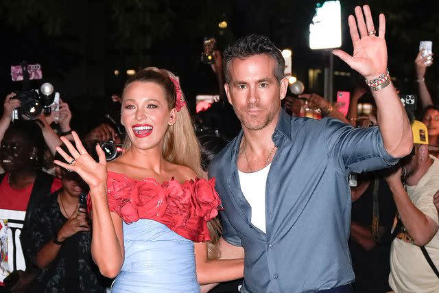 <p>Gotham/GC</p> Blake Lively and Ryan Reynolds on July 22, 2024