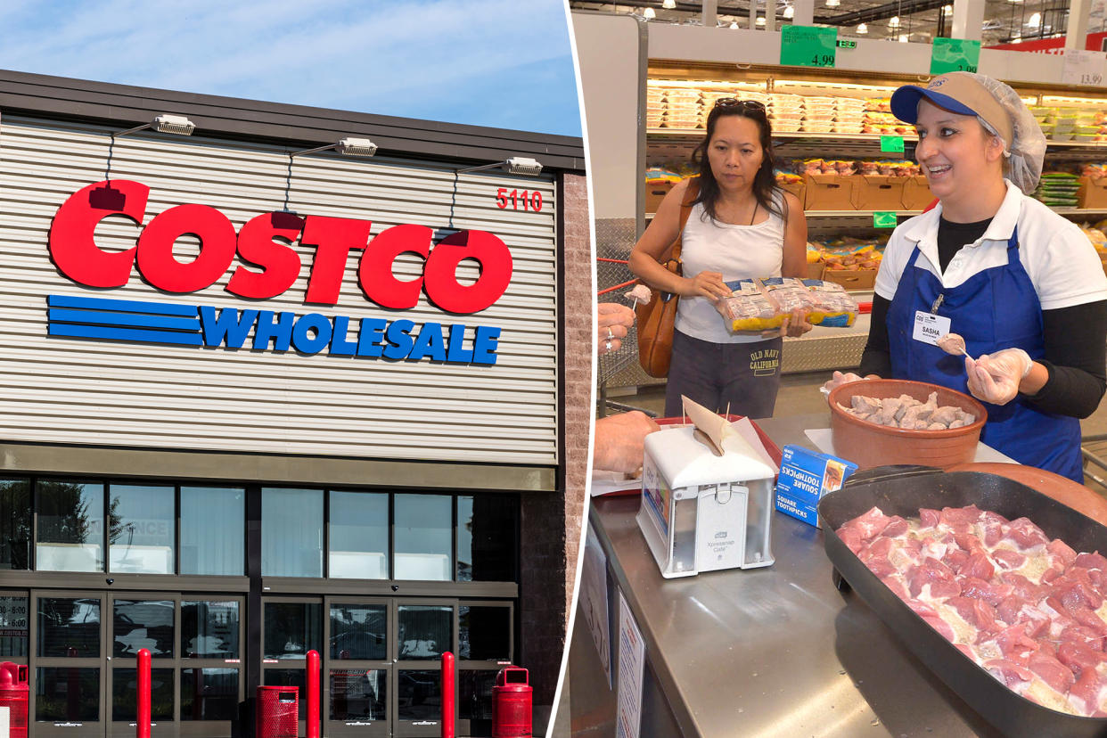 Costco Wholesale location storefront in Ft. Wayne, August 2017.