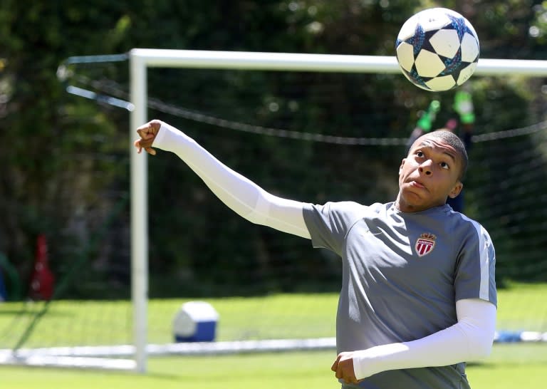 Monaco's French forward Kylian Mbappe Lottin has been the subject of intense transfer speculation linking him to a world-record 180-million-euro move to Real Madrid