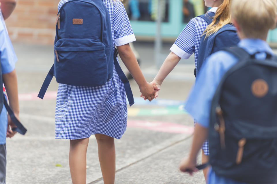 Schools may be the first to reopen and could do so within a matter of weeks. Source: Getty Images