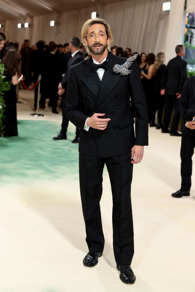 Adrien Brody attends the 2024 Met Gala