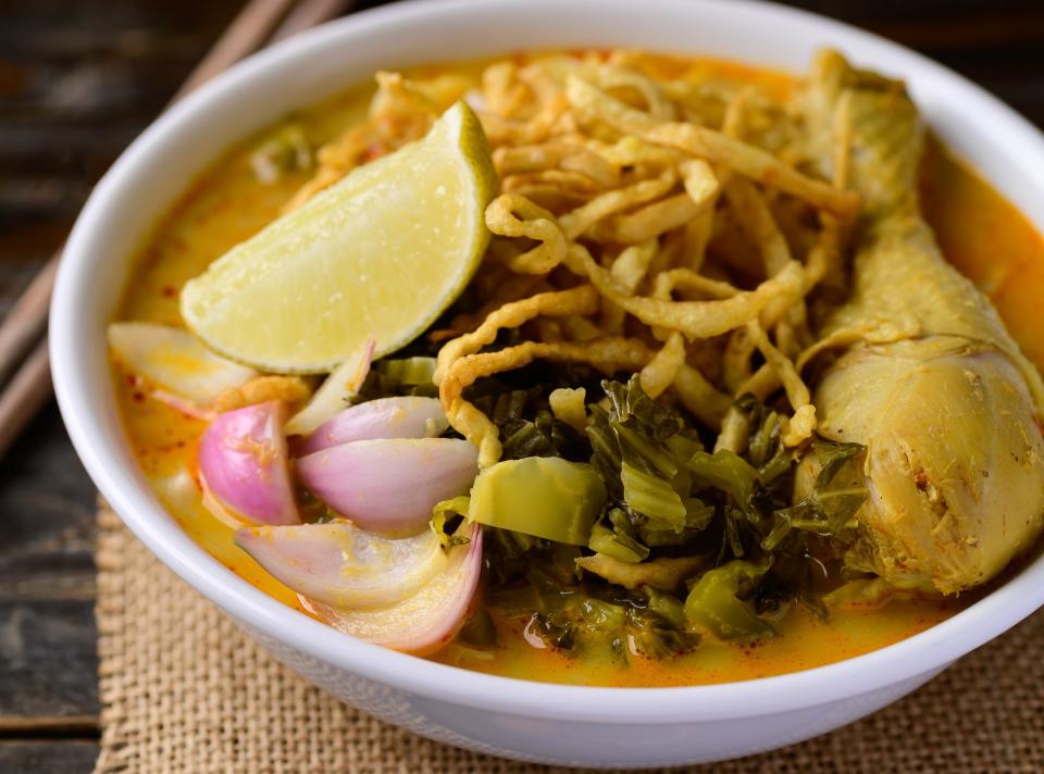 bowl of khao soi