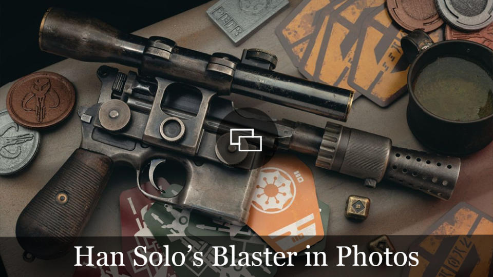 Han Solo’s DL-44 Heavy Blaster Pistol in Photos