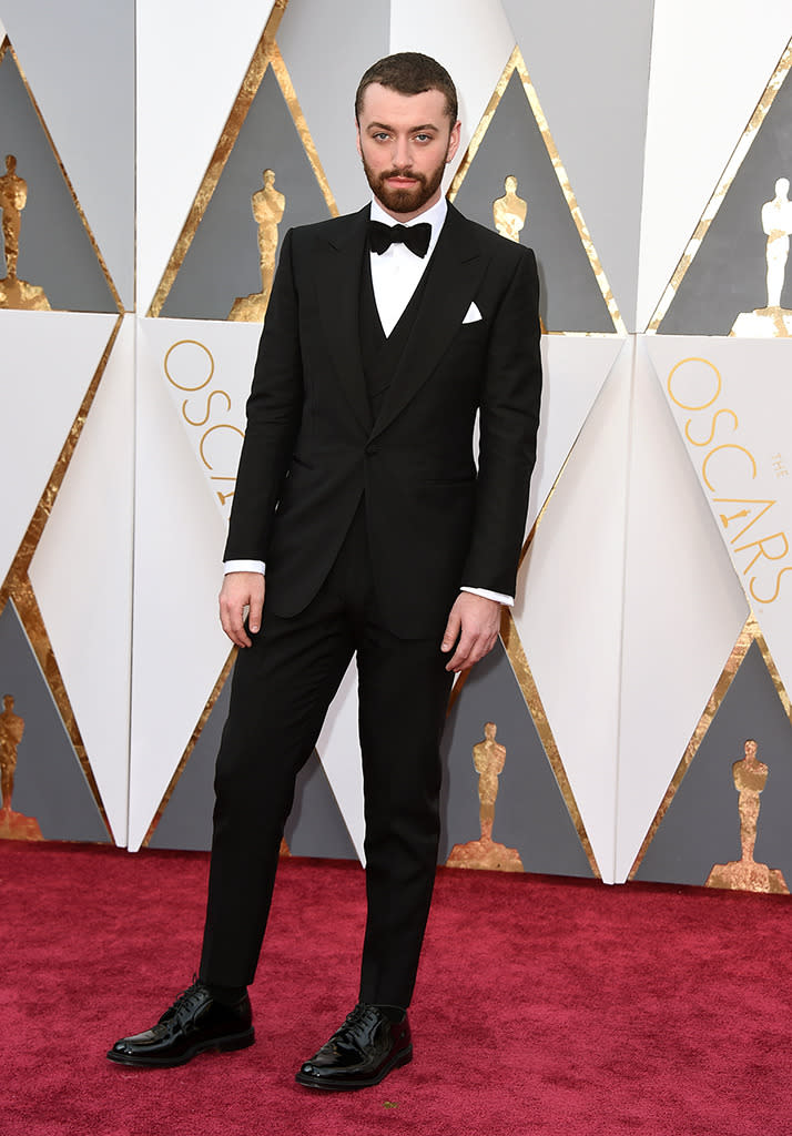 Sam Smith attends the 88th Annual Academy Awards at the Dolby Theatre on February 28, 2016, in Hollywood, California.