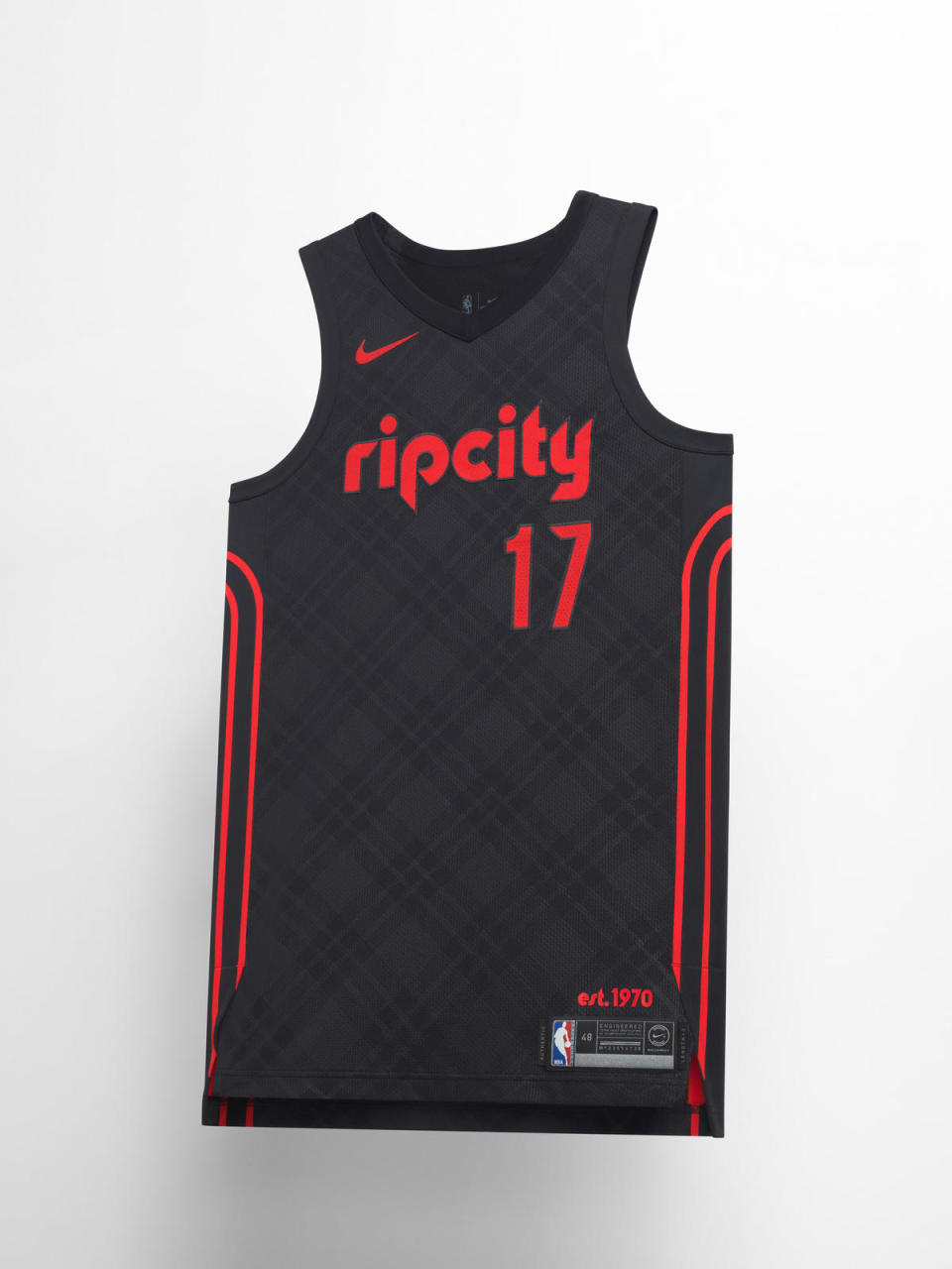 Portland Trail Blazers City uniform. (Nike)