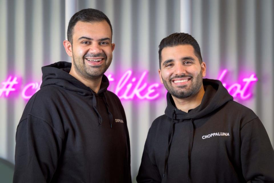 Choppaluna founders Bijan Azadfard (left) and Nikras Agha (Choppaluna/PA)