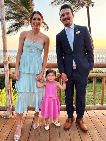 <p>Alex Morgan/Instagram</p> Alex Morgan, Servando Carrasco and their daughter Charlie Carrasco