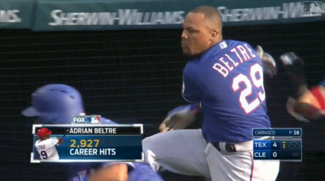 Adrian Beltre still hates it when teammates touch his head