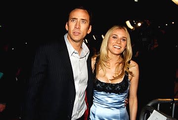 Nicolas Cage and Diane Kruger at the LA premiere of Touchstone's National Treasure