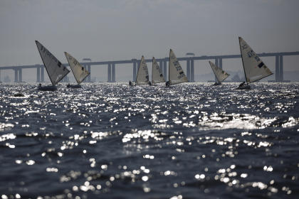 A drug-resistant “super bacteria” has been discovered in the waters where Rio de Janeiro’s Olympic sailing events will be held. (AP)