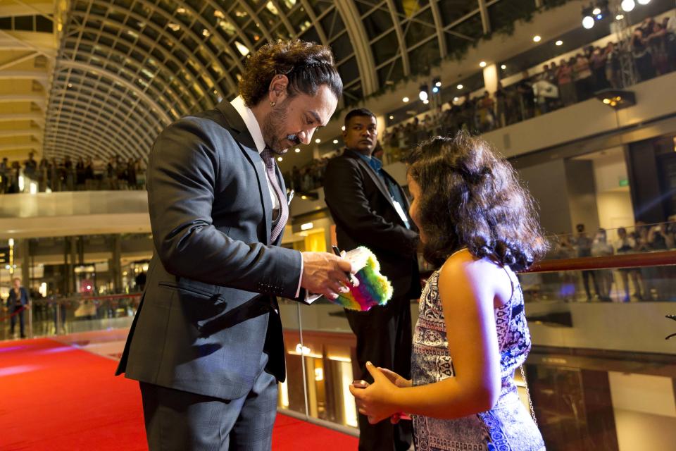 Bollywood star Aamir Khan in Singapore (Photo: Marina Bay Sands)