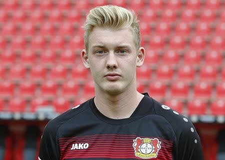 Fooball Soccer - Bayer 04 Leverkusen - German Bundesliga - BayArena - Leverkusen, Germany - 25/07/16. Bayer 04 Leverkusen's Julian Brandt. REUTERS/Ralph Orlowski