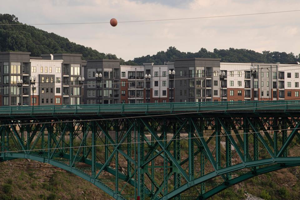 One Riverwalk Apartments, located just south of downtown Knoxville, offers 303 luxury units along the Tennessee River where Baptist Hospital once stood. Another Baptist Hospital building recently was demolished on Blount Avenue, and it appears student housing is bound for the site.