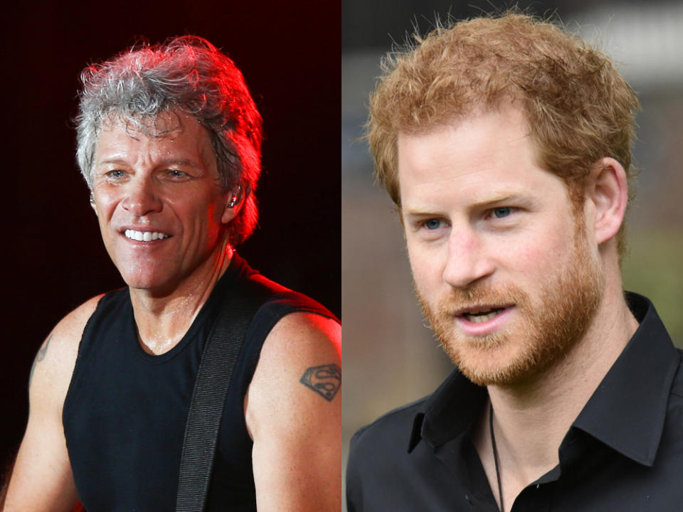 Jon Bon Jovi (l.) und Prinz Harry arbeiten im Rahmen der Invictus Games zusammen. (Bild: Debby Wong / Bart Lenoir / Shutterstock.com)