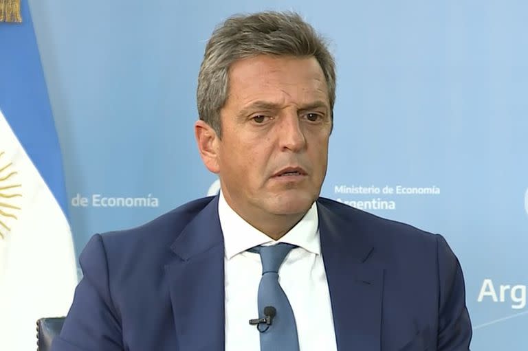 El ministro de Economía Sergio Massa