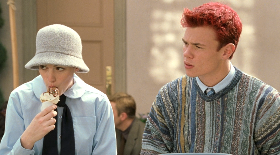 a young Patrick John Flueger in "The Princess Diaries"