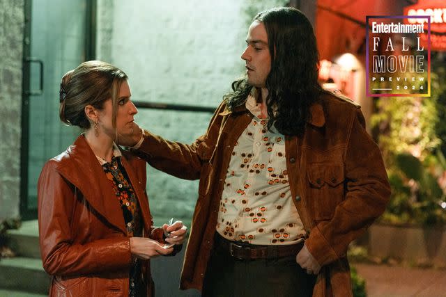 <p>Leah Gallo/Netflix</p> Anna Kendrick and Daniel Zovatto in 'Woman of the Hour'