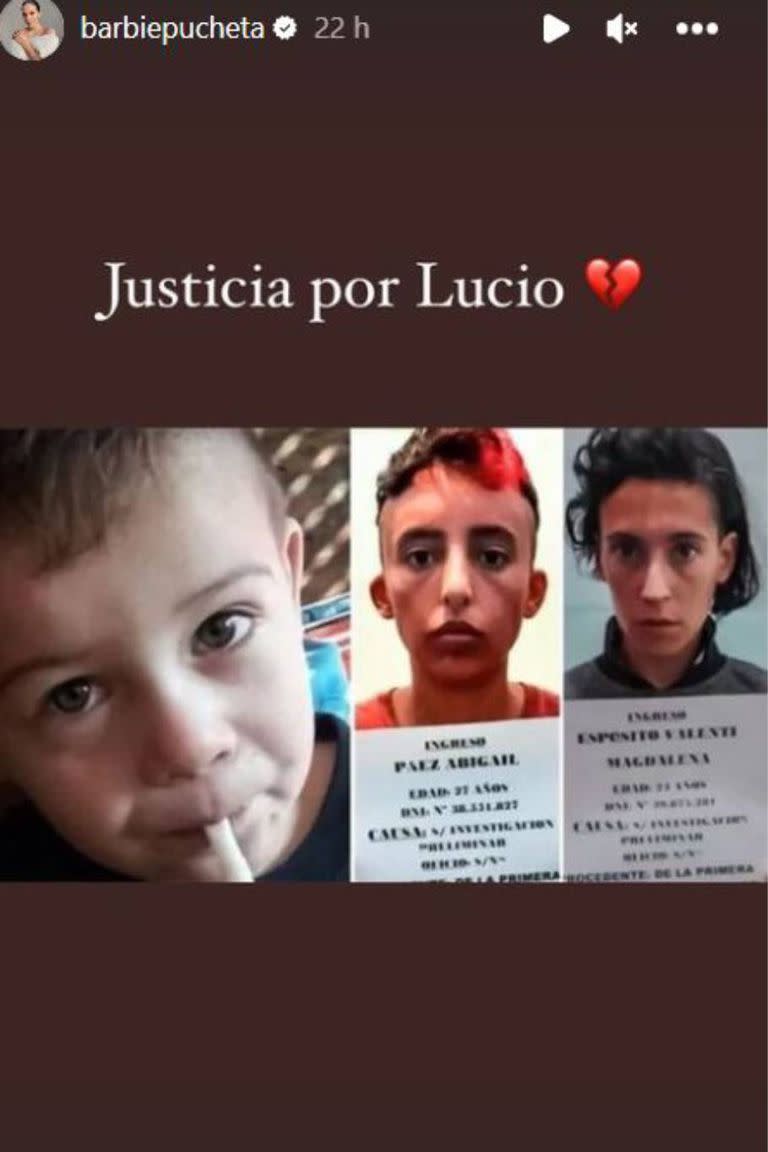 Las celebridades expresaron dolor a la vez que reclamo de justicia por el crimen de Lucio Dupuy