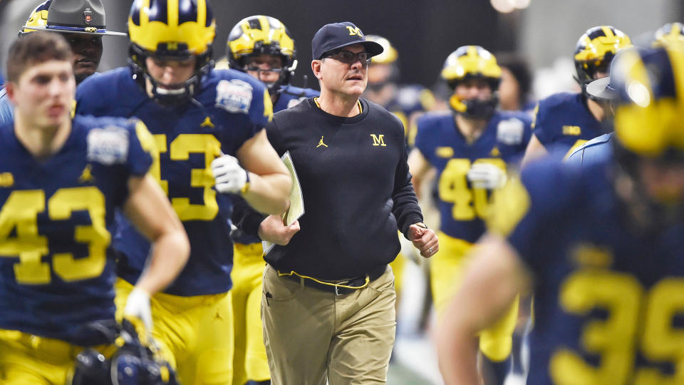 Michigan Wolverines coach Jim Harbaugh