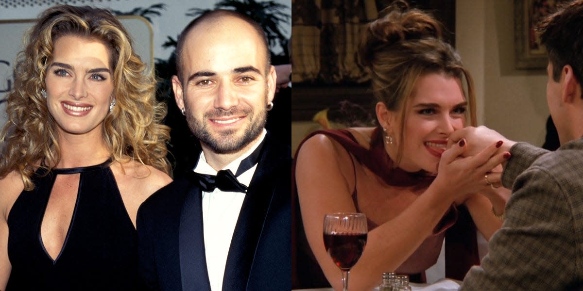 Brooke Shields and Andre Agassi, Friends