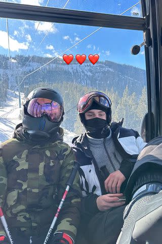 <p>Tom Brady/Instagram</p> The Brady family on the slopes.