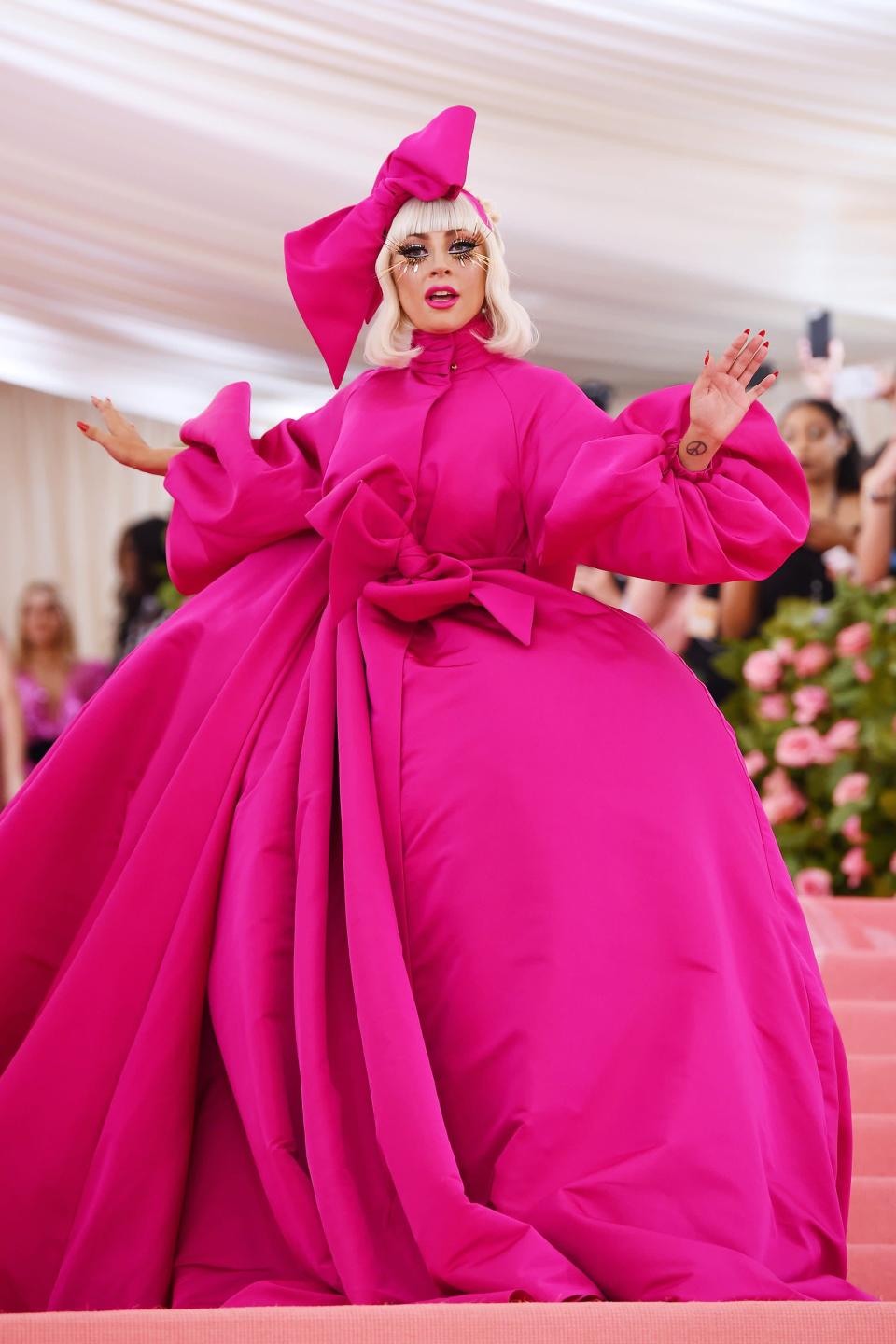 <h2>Lady Gaga in Brandon Maxwell, 2019 </h2>That time Lady Gaga reinvented performance with four outfit changes at the Met Gala. Talk about camp! <span class="copyright">Photo: Dimitrios Kambouris/Getty Images for The Met Museum/Vogue.</span>