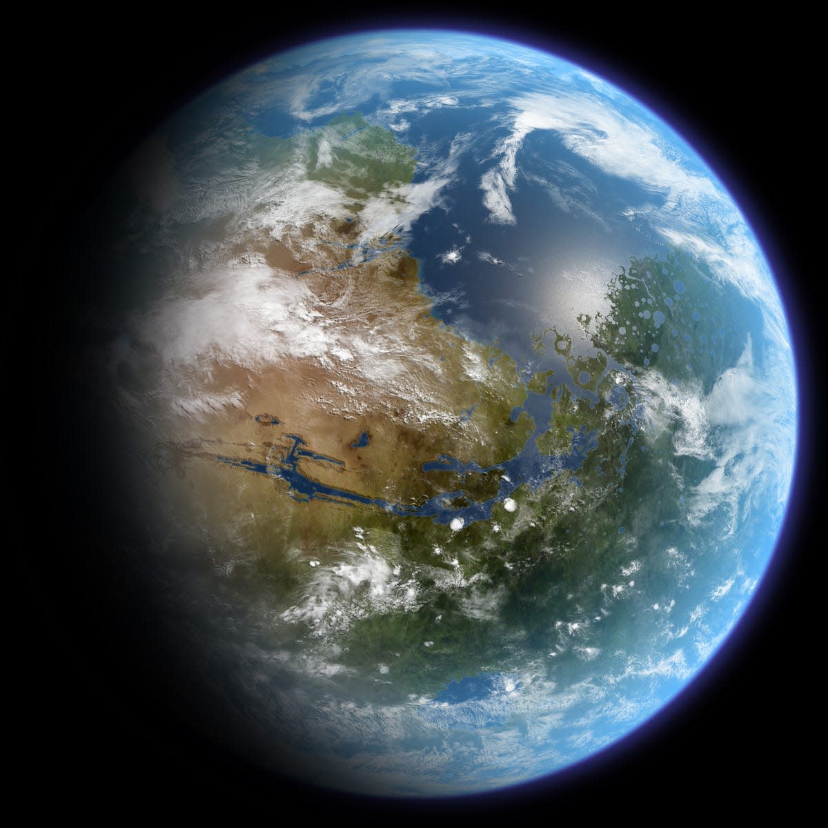 TerraformedMarsGlobeRealistic