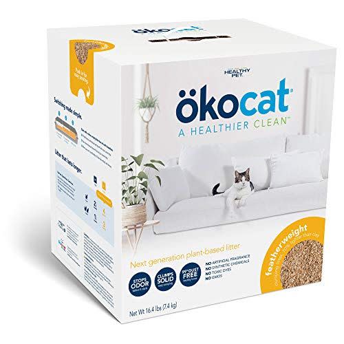 9) Unscented Clumping Wood Cat Litter