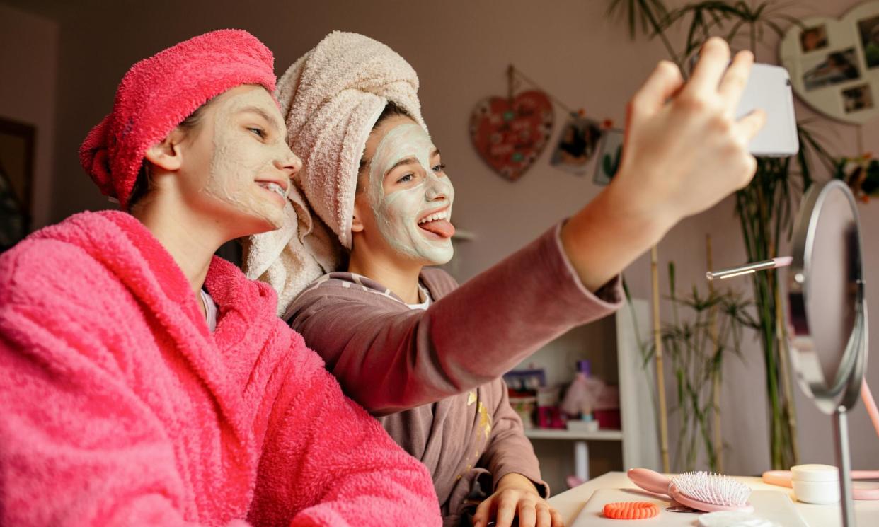 <span>‘The Sephora Tween War itself may be the most not-for-sale fun some of these kids have had in years.’</span><span>Photograph: miljko/Getty Images</span>