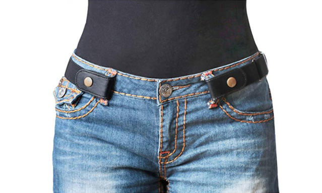  Magic Buckleless Men's Stretch Belts: Comfort Revolution-  Hook-Loop Adjustable No Buckle Elastic Belt for Jeans Khaki, 32-48 :  Everything Else