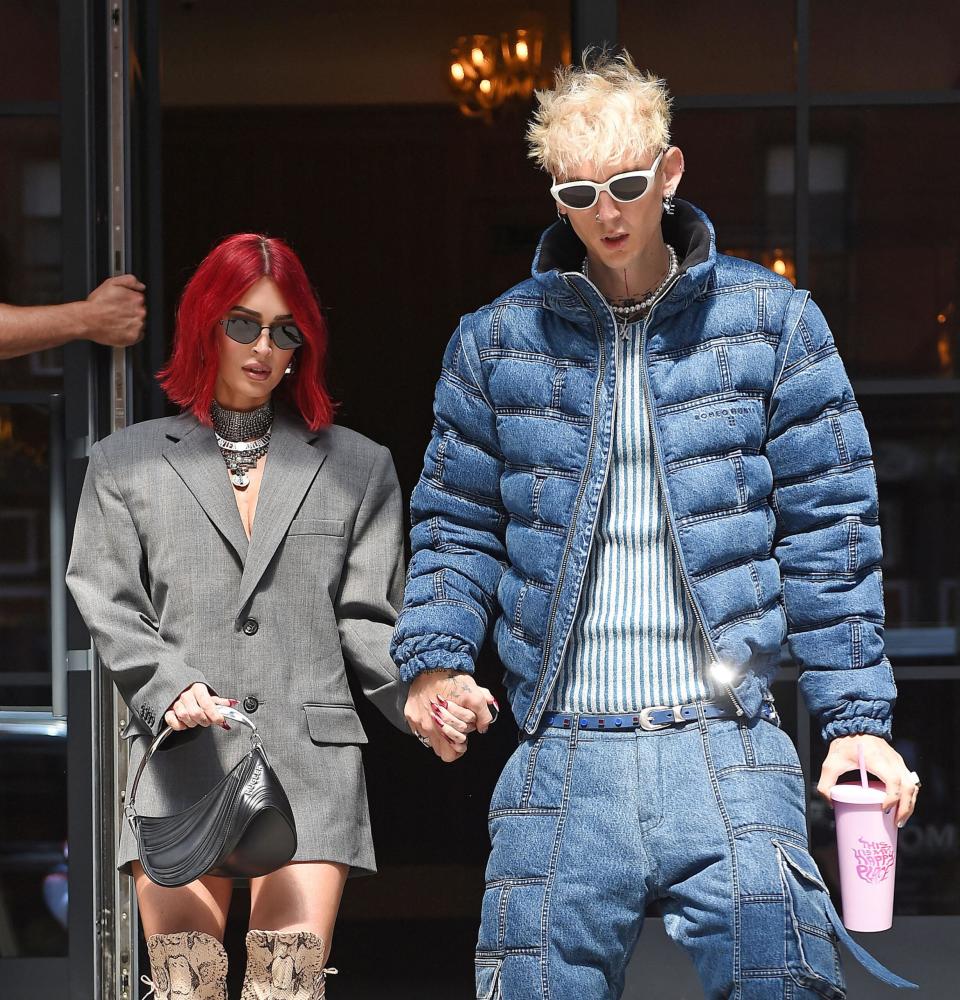 Megan Fox and Machine Gun Kelly out in NYC