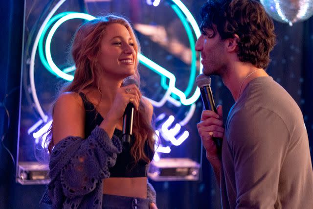 <p>Nicole Rivelli</p> Blake Lively and Jason Baldoni in "It Ends with Us"