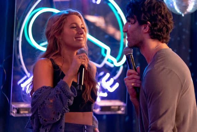 <p>Nicole Rivelli</p> Blake Lively and Justin Baldoni in 'It Ends with Us'